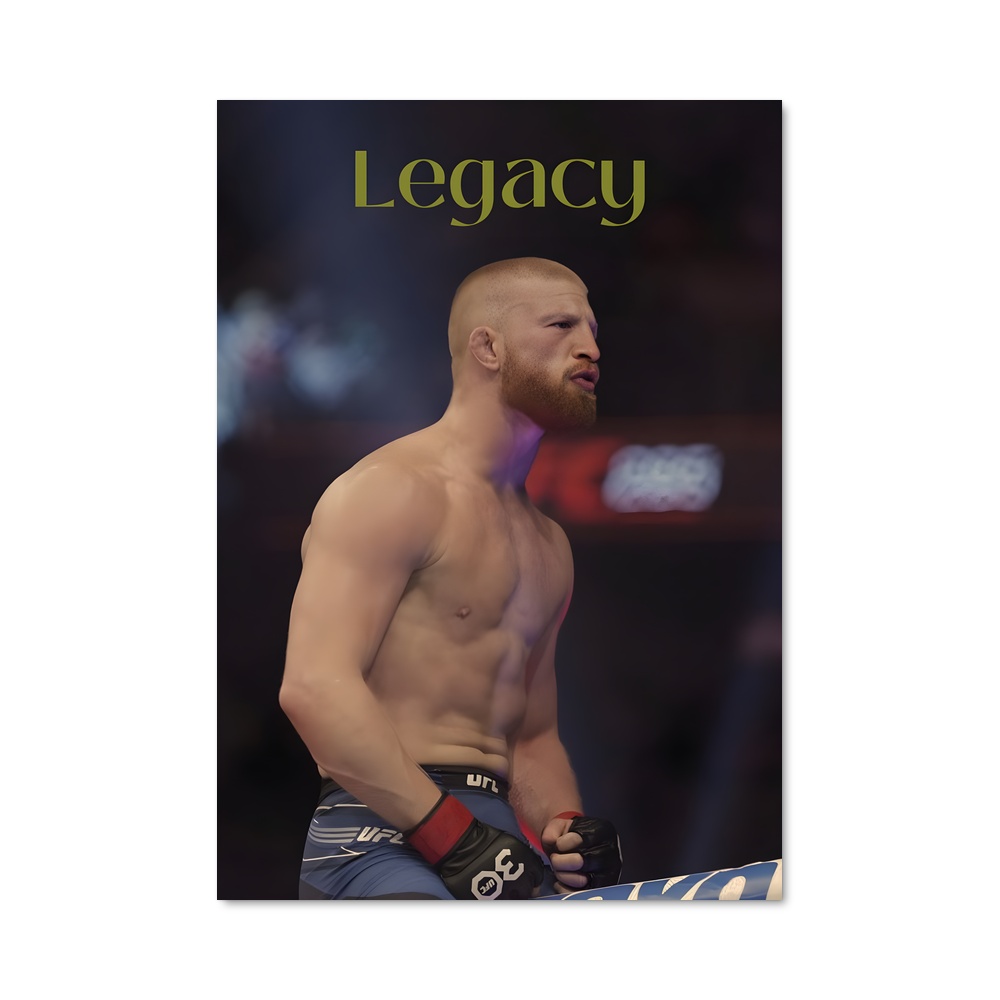 Poster Barbe et Rébellion – affiche MMA